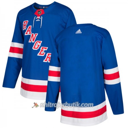 Män Ishockey New York Rangers Tröja Blank Adidas 2017-2018 Royal Authentic